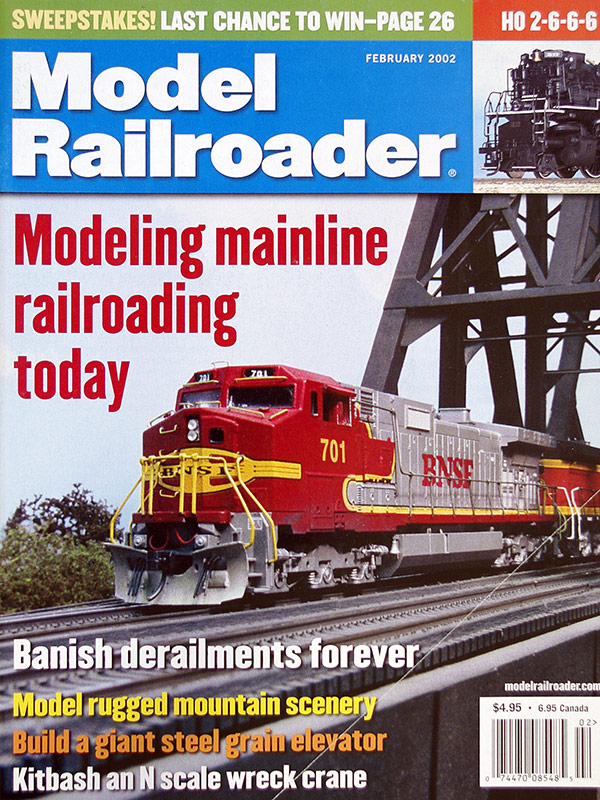  Model Railroader 2/2002 в продаже